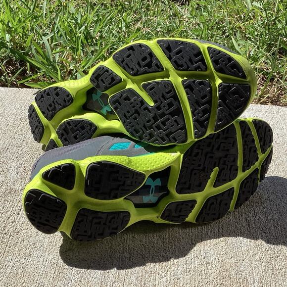 Under Armour Womens Micro G 1236543-045 Gray Running Shoes Sneakers - Picture 7 of 9